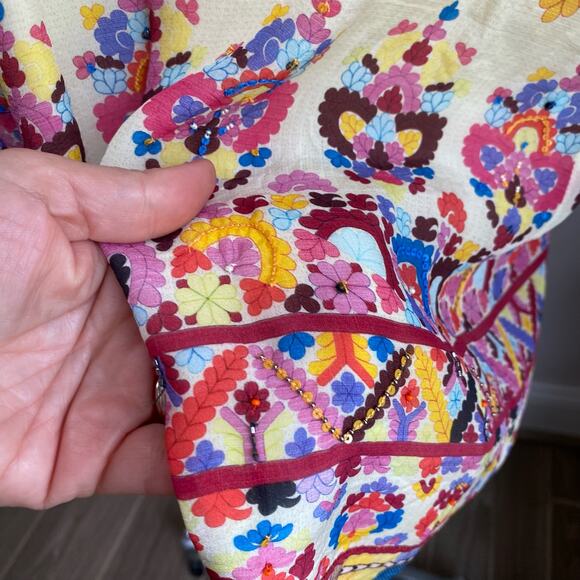 Anthropologie Tanvi Kedia Caltha Swing Dress Size M - Picture 13 of 16